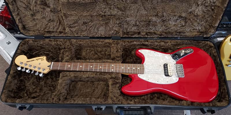 Mexican Fender Player Mustang 90 Red Custom Modified Single Pick-Up