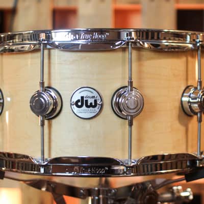 DW 7x14 Collector's Standard Maple Natural Lacquer Snare Drum - SO#1441966 image 1