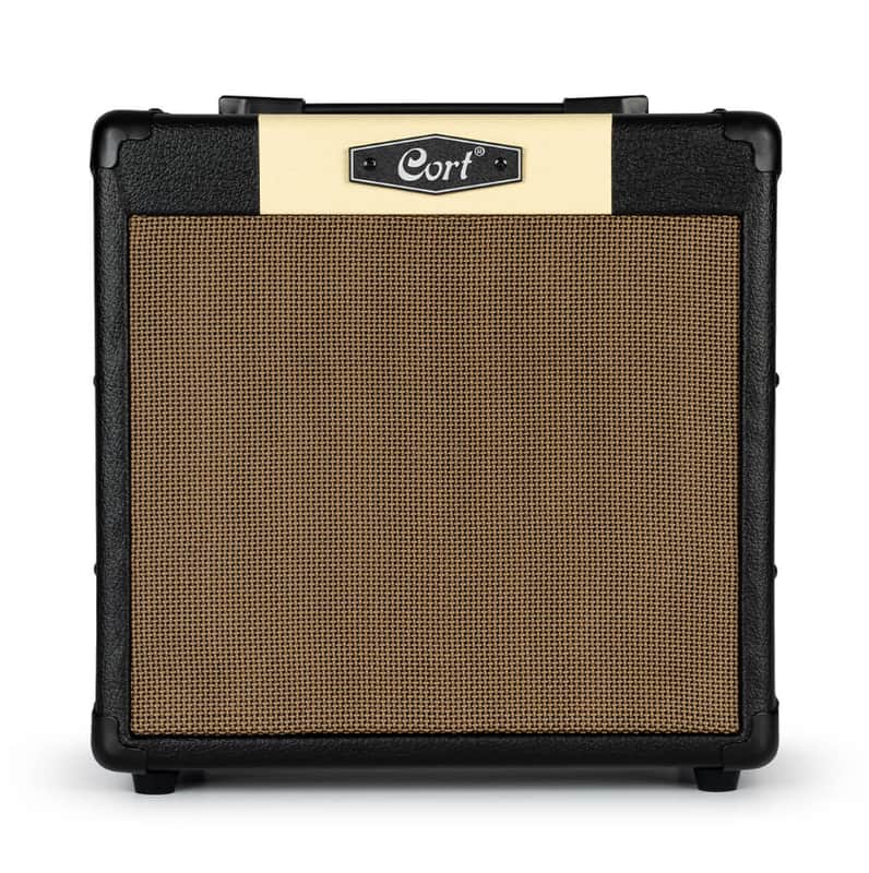 Cort CM15R-BK 15-Watt Guitar Combo Amp, Black image 1