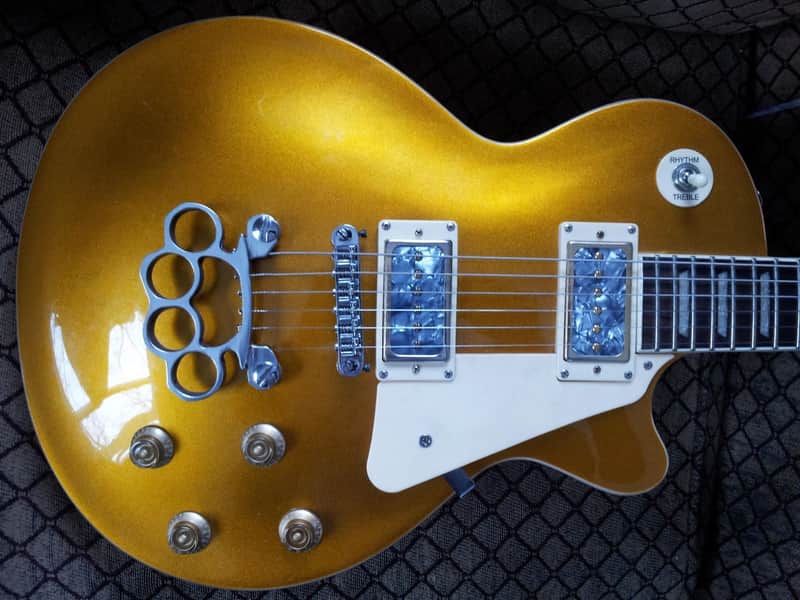 McKillop Custom Stop Tailpiece Brass Knuckles image 1
