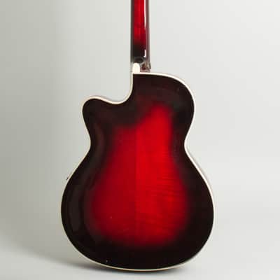 Framus Grand Star Black Rose Model 5/125 Arch Top Hollow Body Electric Guitar (1962), original black hard shell case. image 2