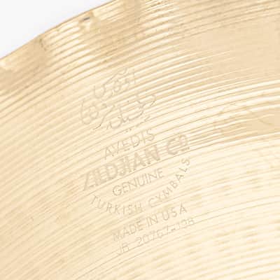 Zildjian 14" A Custom Mastersound Hi-Hats - 1100g Top / 1300g Bottom - Used image 5