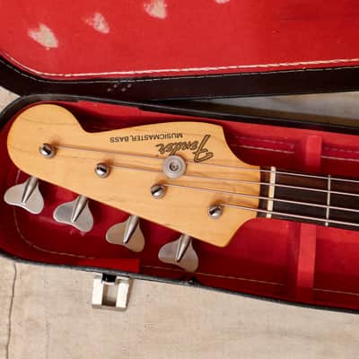 Fender Musicmaster Bass 1975 - Blue image 12