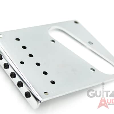 Genuine Fender Squier Standard Telecaster/Tele 6-Saddle CHROME Guitar Bridge image 6