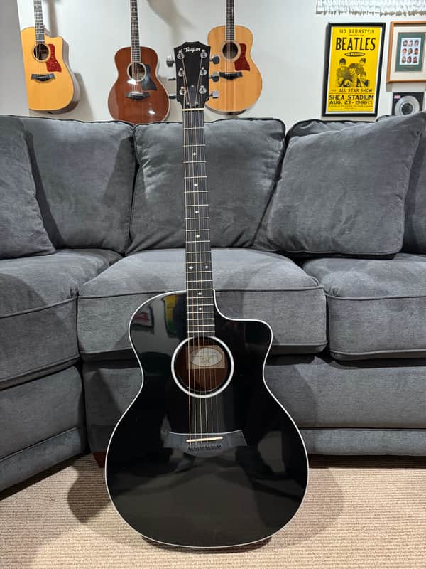 Taylor 214ce-BLK DLX 2014 - 2015 - Black image 1
