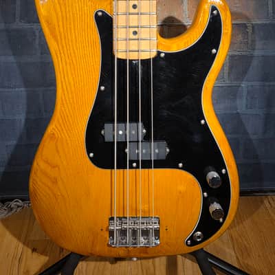 Vintage 1978 Fender Precision Bass Maple Fretboard Refinished Natural w/ OHSC image 6