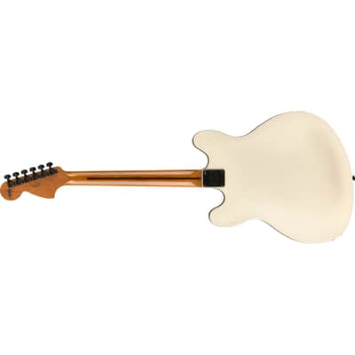 Fender Tom DeLonge Starcaster - Rosewood Fingerboard, Satin Olympic White image 7