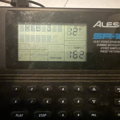 Alesis SR-16 Drum Machine 2010s - Black image 2