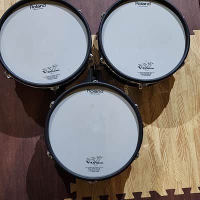 Roland TD-20KV/20SV V-Pro V-Drum Kit(COMPLETE - As Pictured) w/ PM-10 Monitor, all hardware & LOTS OF ACCESSORIES image 6