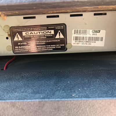Crate BFX15 Bass Amplifier w/ DSP on board effects image 6