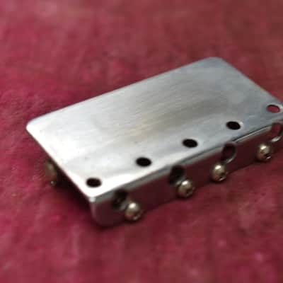 Vintage Pre-CBS Fender Bass Bridge Plate - Precision Jazz - Saddles, 1950's 1960's,  100% original Pre-CBS part! image 10