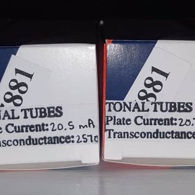 New 4x Sovtek 5881 / 6L6WGC / 6L6 | Matched Quad / Quartet / Four | Power Tubes | Free Ship image 2