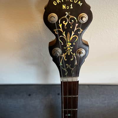 Orpheum No.1 Little wonder mandolin-banjo to five string conversion 1920s image 2