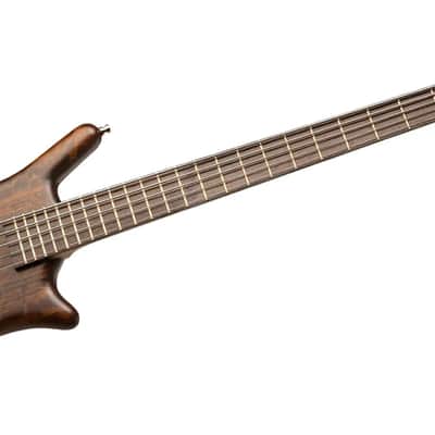 Warwick Pro Series Thumb BO-5 String-Nirvana Black Transparent Satin, Gold Hardware image 2