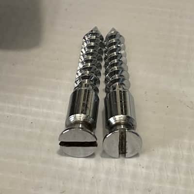 1980's Era Original Floyd Rose Made in Germany Chrome Tremolo Bridge Vibrato Set (R2 Nut & Retainer Bar) image 5