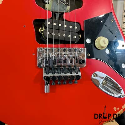 EVH Frankenstein Relic Series Electric Guitar w/ Bag - Red image 7
