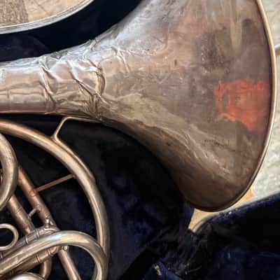 C. G. Conn Silver 6D Double French horn. Made in USA image 5