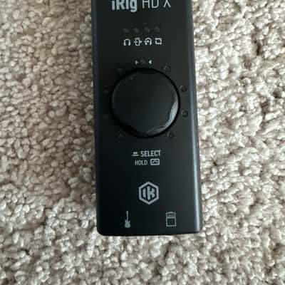 IK Multimedia iRig HD X USB-C Audio Interface 2023 - Present - Black image 1