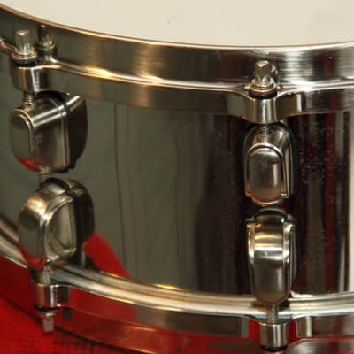 Tama Starclassic - COB Chrome Over Brass snare drum 14"x5.5 image 10