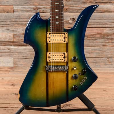 B.C. Rich Mockingbird Greenburst 1980s image 1