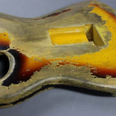 MJT Official Custom Order Vintage Aged Nitro Finish Guitar Body by Mark Jenny VTS Sunburst image 10