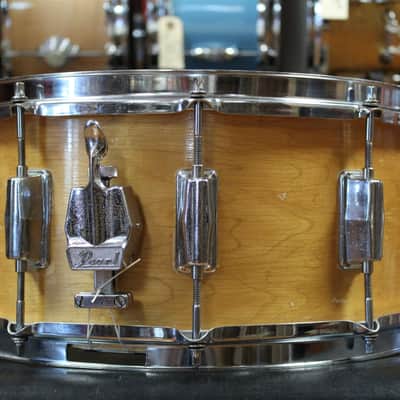 1980s Pearl 6.5x14 Maple Shell Snare Drum image 4