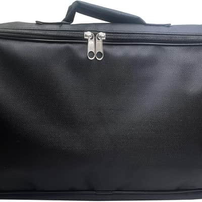 Portable Gig Bag Effect Pedalboard Carry Bag 18 x 9 x 3 Inch for Small Guitar Effects Pedal Board Black image 1