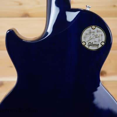 Gibson M2M Les Paul Axcess Custom Figured Top Les Paul Electric Guitar Blue Widow image 11