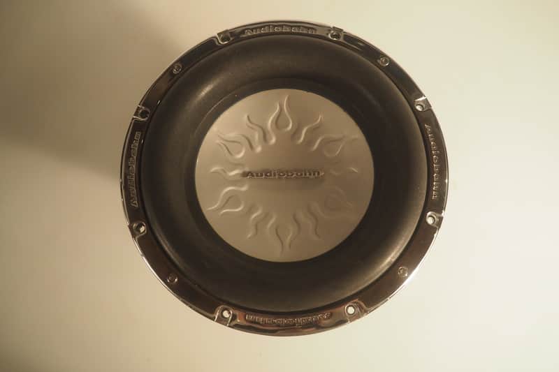 Rare Audiobahn 12" Sub AW1206T dual 4ohm 1100rms Flame Subwoofer image 1