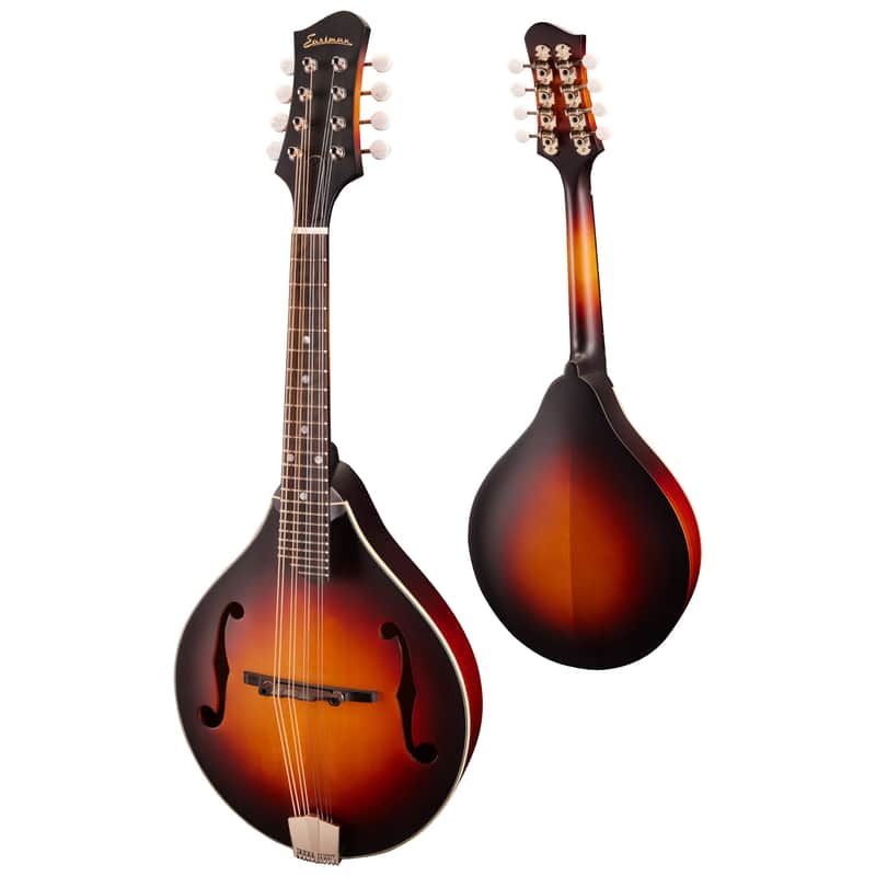 Eastman MD305E A-Style Mandolin, Solid Spruce/Solid Maple, Sunburst Satin Finish, K&K Pickup, w/Gigbag image 1