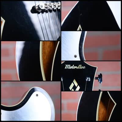 Motor Ave Guitars BelAire Black Top 2021 w/OHSC image 12