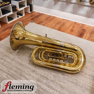 Miraphone 90A Kaiser-Tuba - 5/4 Size, Rotary Valves, Lacquer (Ex-USAF) image 10