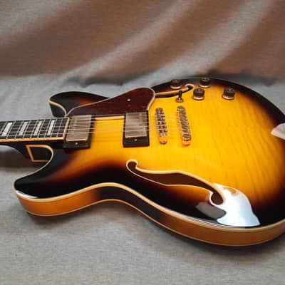 Ibanez AS93FM-AYS Antique Yellow Sunburst image 3
