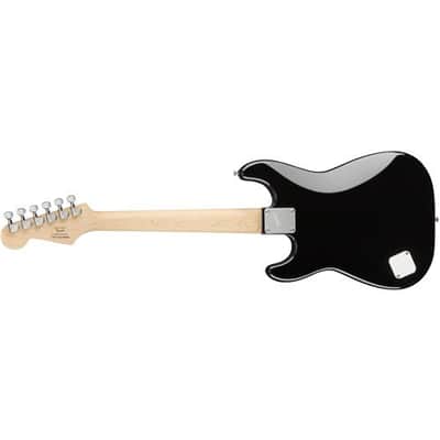 Squier Bullet Mini Stratocaster V2 SSS Beginner Electric Guitar, Indian Laurel Fingerboard, Black image 3