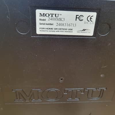 MOTU 2408 mk3 PCI Audio Interface 2000s - Black image 5
