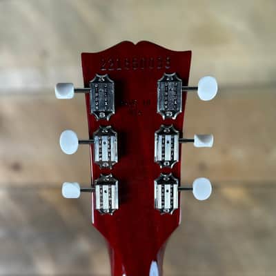 Gibson Les Paul Junior Doublecut W/Tortoise Pickguard - Vintage Cherry 221850033 image 8