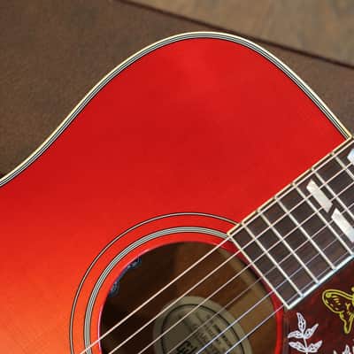 Minty! 2017 Gibson Hummingbird Standard Dreadnought Acoustic Guitar Cherry Sunburst + OHSC image 3