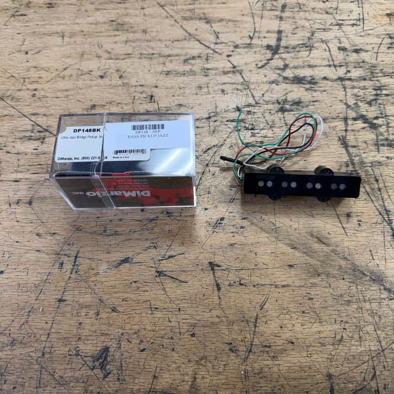 Used DiMarzio DP148BK Ultra Jazz Hum-Cancelling Bridge Pickup 2010s - Black image 1
