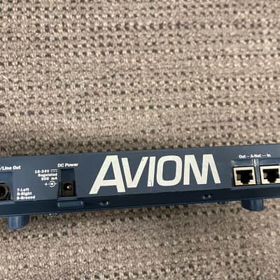 Aviom A-16II Personal Mixer 2010s - Blue (For Parts) image 3