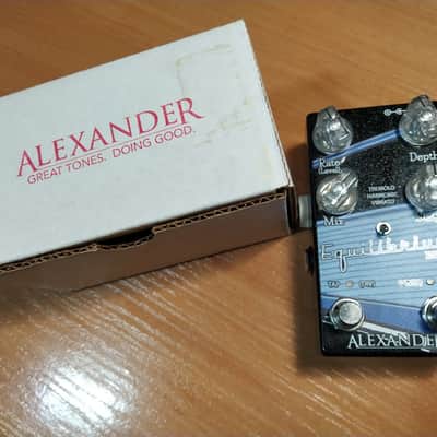 Alexander Pedals Equilibrium DLX Tremolo Harmonic Vibrato stereo tap control image 4