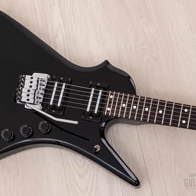 1988 Yamaha HR-III Vintage Guitar Black, Kyoji Yamamoto Bow Wow image 9