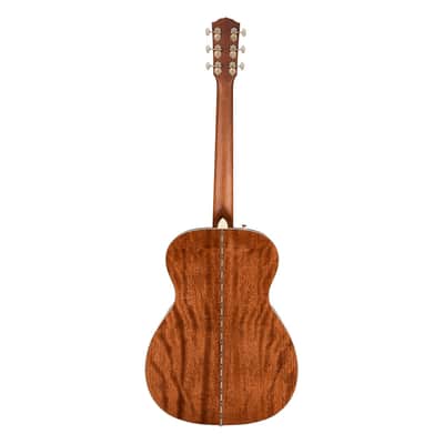 Used Fender PO-220E Orchestra Acoustic Guitar w/ Case - Natural image 8