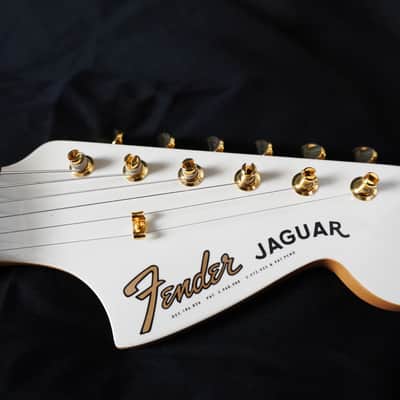 *NEW* 2025 Fender Made in Japan Traditional Collection '60s Jaguar – White Pearl / Gold, Matching Headstock MIJ image 6