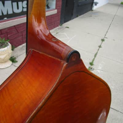 Kay Kraftsman 3/4 Upright Bass 1945 B-385 Chubby Jackson model aka Switch Master Pickup SE Michigan image 16