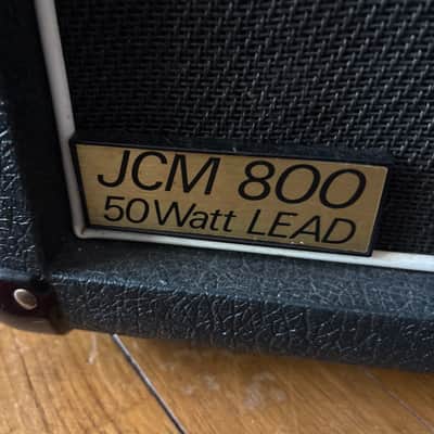 Marshall JCM 800 Lead Series Model 4210 50-Watt Master Volume 1x12" Combo 1980s - Black image 2