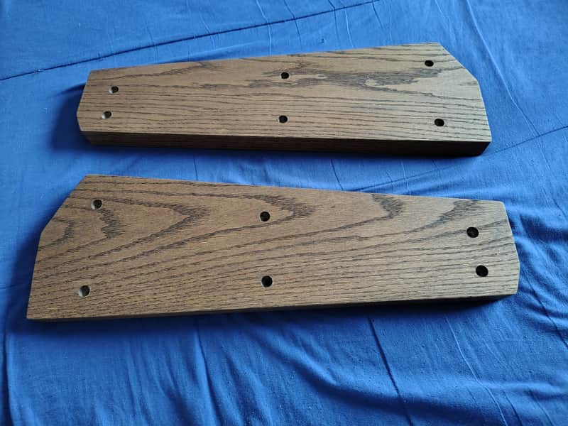 Yamaha Motif XF8, XS8 Custom Solid Oak Side Panels image 1