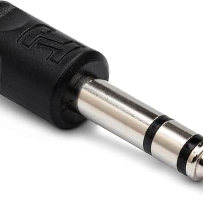 Hosa GPM-103 3.5 mm TRS to 1/4" TRS Adaptor image 1