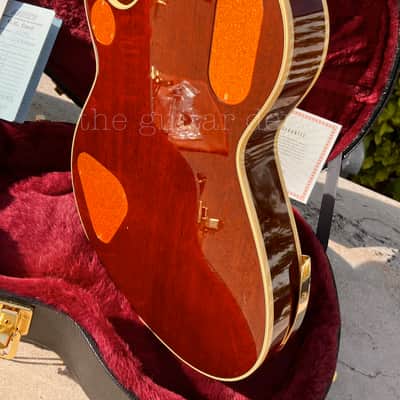 ✮AMAZING✮2023 Gretsch G-6134T GQM Limited Edition PENGUIN✮QUILT FORGE GLOW✮£3899 image 13