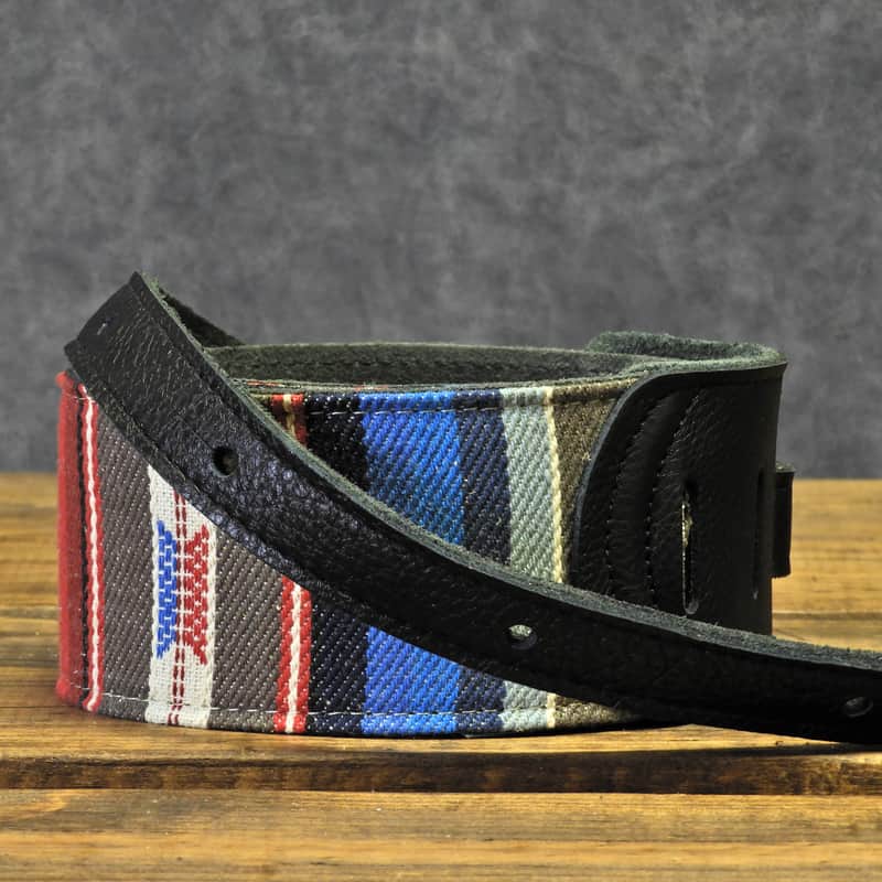 Franklin 3" Saddle Blanket Guitar Strap new from Authorized - Black image 1