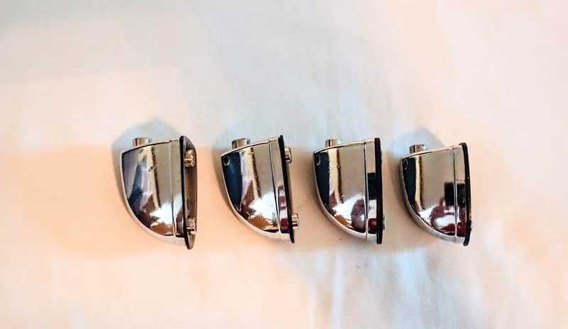 UNMARKED DRUM LUGS LOT OF 4 W/ SCREWS-FREE SHIP TO C-USA! image 1
